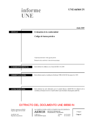 UNE 66560:2005 IN (R2016)