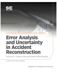 Collision Reconstruction Methodologies Volume 8: Error Analysis and Uncertainty