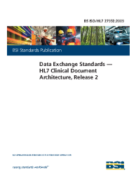 BS ISO/HL7 27932:2009