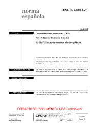 UNE-EN 61000-4-27:2002