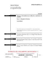 UNE-EN 62676-1-1:2015