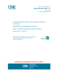 UNE-EN ISO 10077-2:2020