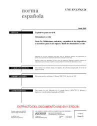 UNE-EN 13763-26:2005 (R2021)