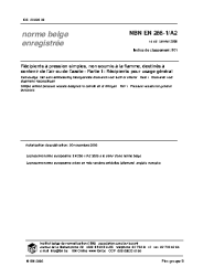 NBN EN 286-1/A2:2006