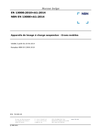 NBN EN 13000+A1:2014
