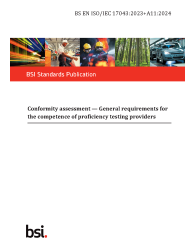 BS EN ISO/IEC 17043:2023+A11:2024