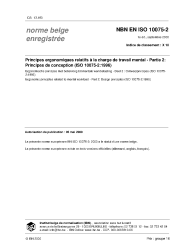 NBN EN ISO 10075-2:2000