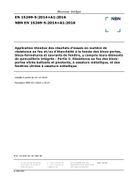 NBN EN 15269-5:2014+A1:2016
