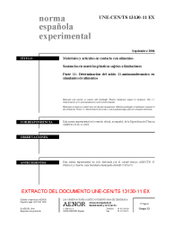 UNE-CEN/TS 13130-11:2006 EX