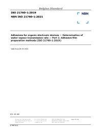 NBN ISO 21760-1:2021