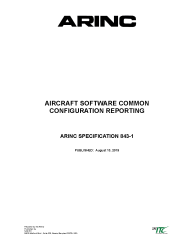 ARINC Specification 843-1:2019
