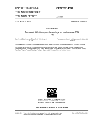 CEN/TR 14599:2005