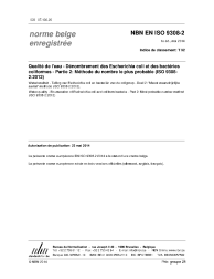 NBN EN ISO 9308-2:2014