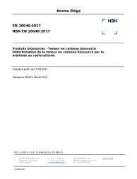 NBN EN 16640:2017