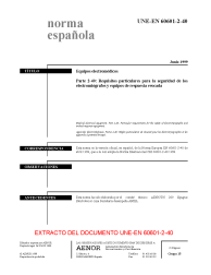 UNE-EN 60601-2-40:1999