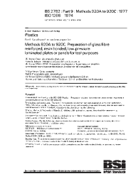 BS 2782-9:Methods 920A to 920C:1977