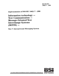 BS ISO/IEC 10021-7:1990