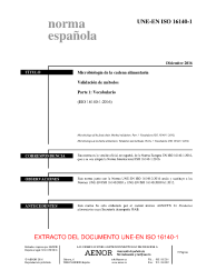 UNE-EN ISO 16140-1:2016