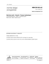 NBN EN 693+A2:2011