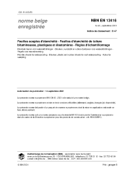 NBN EN 13416:2001