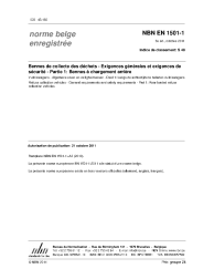 NBN EN 1501-1:2011