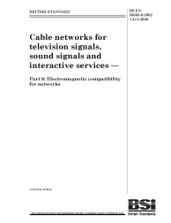 BS EN 50083-8:2002+A11:2008