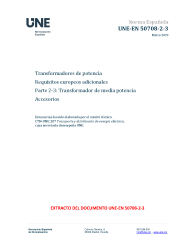 UNE-EN 50708-2-3:2023