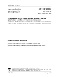 NBN EN 12324-2:1999