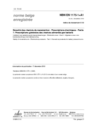 NBN EN 1175-2+A1:2010
