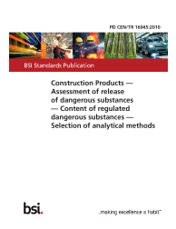 PD CEN/TR 16045:2010