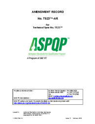 SAE TS 23AR-10:2022-02-04