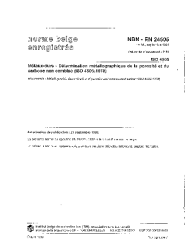 NBN EN 24505:1993