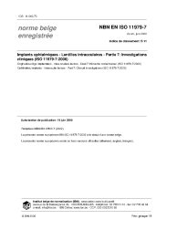 NBN EN ISO 11979-7:2006