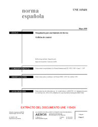UNE 115431:1999 (R2021)