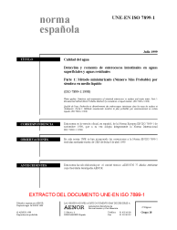 UNE-EN ISO 7899-1:1999 (R2008)