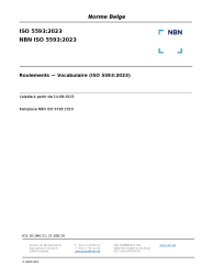 NBN ISO 5593:2023