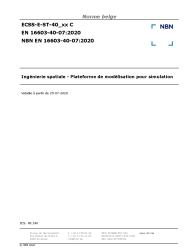NBN EN 16603-40-07:2020