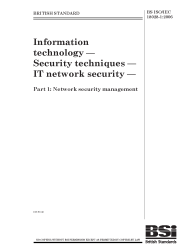 BS ISO/IEC 18028-1:2006