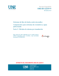 UNE-EN 12259-9:2019