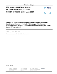 NBN EN ISO 9308-1:2014/A1:2017