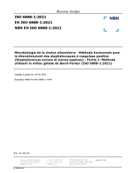 NBN EN ISO 6888-1:2021