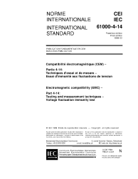 IEC 61000-4-14:1999