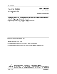 NBN EN 203-1:2014
