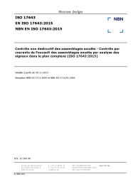 NBN EN ISO 17643:2015