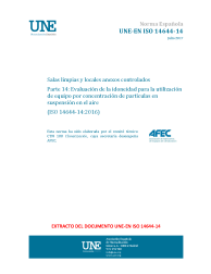 UNE-EN ISO 14644-14:2017