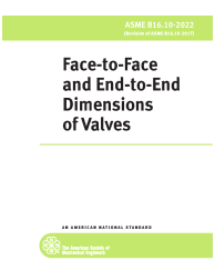 ASME B16.10-2022 + ERRATA