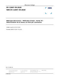 NBN EN 12697-39:2020