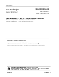 NBN EN 12255-16:2005