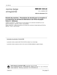 NBN EN 1034-22:2005