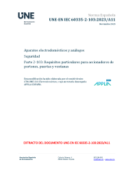 UNE-EN IEC 60335-2-103:2023/A11:2023